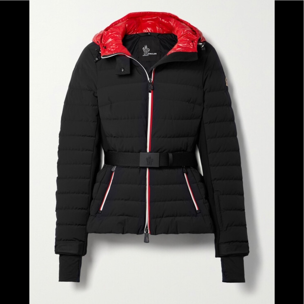 MONCLER GRENOBLE
Bruche belted quilted down jacket.